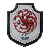 Настінний герб Noble Collection Game of Thrones Targaryen Dragon Гра престолів Таргарієн Дім Драконів 30 см.