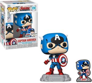 Фігурка Funko Marvel: The Avengers Heroes Captain America Фанко Капітан Америка (Amazon Exclusive) 1290 Фігурка Funko Marvel: The Avengers Heroes Captain America Фанко Капітан Америка (Amazon Exclusive) 1290