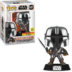 Фігурка Funko Star Wars: Mandalorian with Darksaber Фанко Мандалорець Темний меч (Glow, Exclusive) 491 Фігурка Funko Star Wars: Mandalorian with Darksaber Фанко Мандалорець Темний меч (Glow, Exclusive) 491