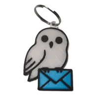 Брелок Harry Potter Hedwig Keychain ABS пластик Сова Букля 6 см. Брелок Harry Potter Hedwig Keychain ABS пластик Сова Букля 6 см.