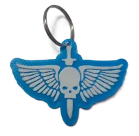 Брелок WarHammer Space Marines Keychain ABS пластик Вархаммер Ультрамарини 6 см. Брелок WarHammer Space Marines Keychain ABS пластик Вархаммер Ультрамарини 6 см.