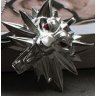 Медальйон 3D Відьмак (The Witcher) метал сірий