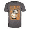 Футболка Men's Pop! T-Shirts: Star Wars Ep 7 - BB-8 Poster (размер L)